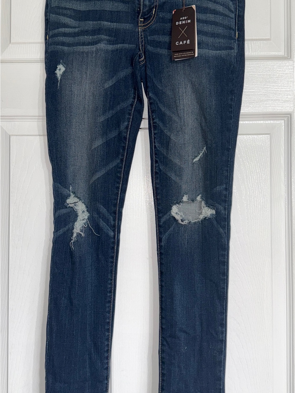VINTAGE 2015 American Eagle Outfitters Distressed Jeggings Size 8R